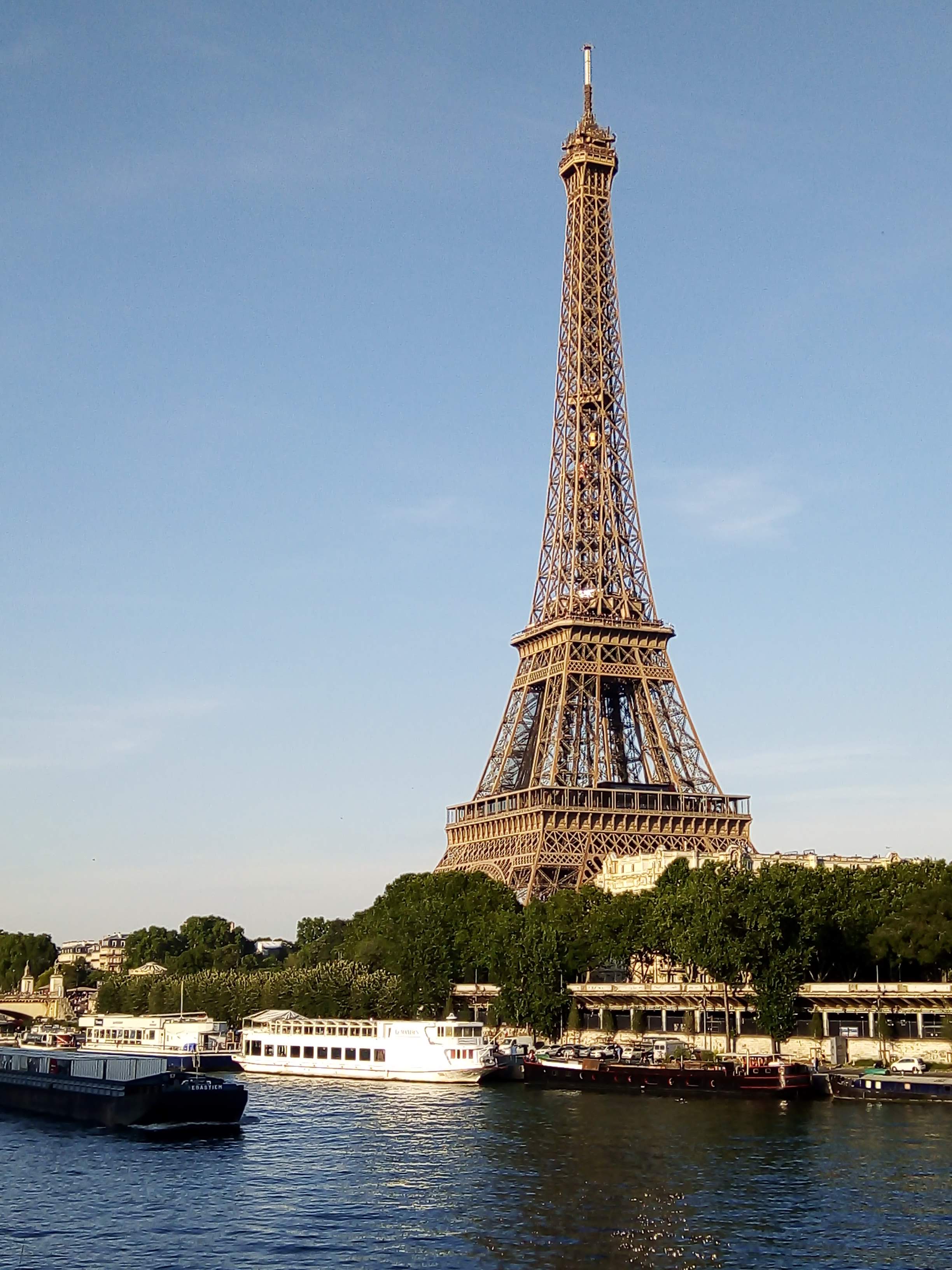 Eiffel Tower in July